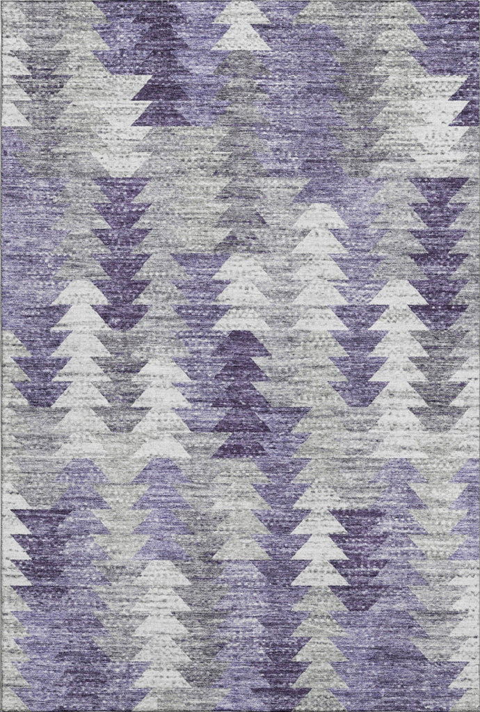 Piper Looms Mayfield Modern AMF632 Purple Machine Washable Area Rug main image