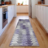 Piper Looms Mayfield Modern AMF632 Purple Machine Washable Area Rug Runner Lifestyle Image Feature