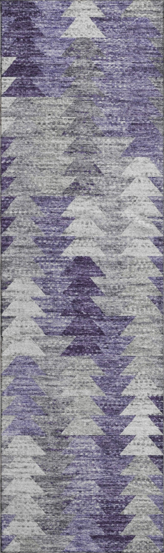 Piper Looms Mayfield Modern AMF632 Purple Machine Washable Area Rug Runner Main Image