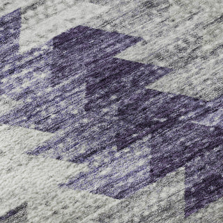 Piper Looms Mayfield Modern AMF632 Purple Machine Washable Area Rug Swatch Image