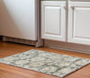 Piper Looms Mayfield Floral AMF634 Taupe Machine Washable Area Rug Scatter Lifestyle Image Feature