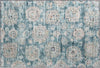 Piper Looms Mayfield Floral AMF634 Teal Machine Washable Area Rug Scatter Main Image