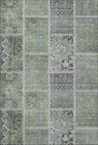Piper Looms Mayfield Patchwork AMF635 Green Machine Washable Area Rug main image