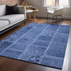 Piper Looms Mayfield Patchwork AMF635 Navy Machine Washable Area Rug Lifestyle Image Feature