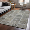 Piper Looms Mayfield Patchwork AMF635 Taupe Machine Washable Area Rug Lifestyle Image Feature