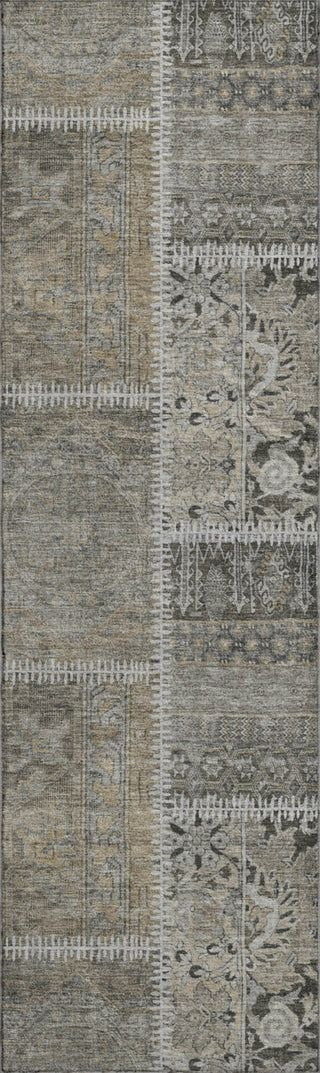 Piper Looms Mayfield Patchwork AMF635 Taupe Machine Washable Area Rug Runner Main Image