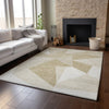 Piper Looms Mayfield Geometric AMF636 Beige Machine Washable Area Rug Lifestyle Image Feature