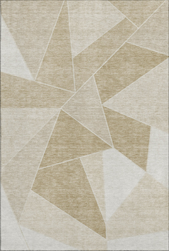 Piper Looms Mayfield Geometric AMF636 Beige Machine Washable Area Rug main image