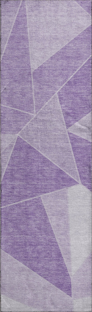 Piper Looms Mayfield Geometric AMF636 Lilac Machine Washable Area Rug Runner Main Image