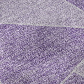 Piper Looms Mayfield Geometric AMF636 Lilac Machine Washable Area Rug Swatch Image