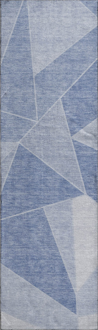 Piper Looms Mayfield Geometric AMF636 Sky Machine Washable Area Rug Runner Main Image