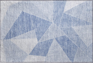 Piper Looms Mayfield Geometric AMF636 Sky Machine Washable Area Rug Scatter Main Image