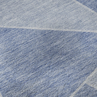 Piper Looms Mayfield Geometric AMF636 Sky Machine Washable Area Rug Swatch Image