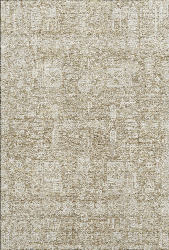 Piper Looms Mayfield Panel AMF637 Beige Machine Washable Area Rug main image