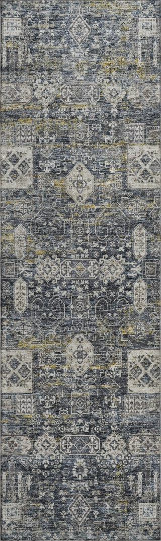 Piper Looms Mayfield Panel AMF637 Charcoal Machine Washable Area Rug Runner Main Image