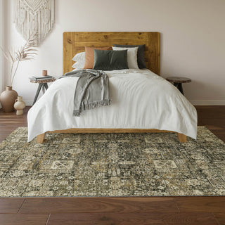 Piper Looms Mayfield Panel AMF637 Coffee Machine Washable Area Rug Lifestyle Image Feature