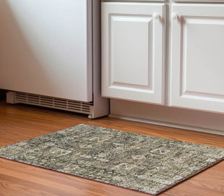 Piper Looms Mayfield Panel AMF637 Coffee Machine Washable Area Rug Scatter Lifestyle Image Feature