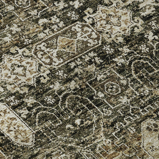 Piper Looms Mayfield Panel AMF637 Coffee Machine Washable Area Rug Swatch Image