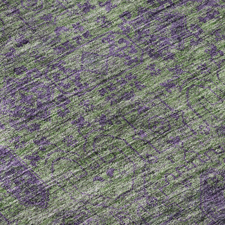 Piper Looms Mayfield Panel AMF637 Fern Machine Washable Area Rug Swatch Image