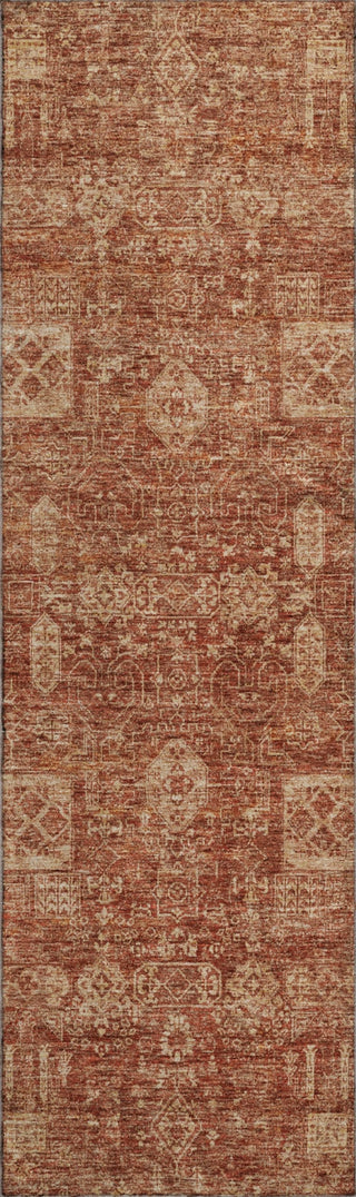 Piper Looms Mayfield Panel AMF637 Paprika Machine Washable Area Rug Runner Main Image