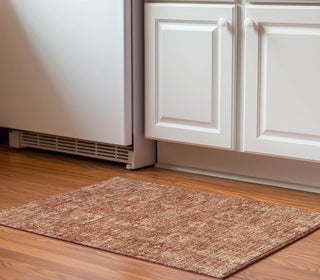 Piper Looms Mayfield Panel AMF637 Paprika Machine Washable Area Rug Scatter Lifestyle Image Feature