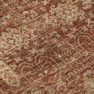 Piper Looms Mayfield Panel AMF637 Paprika Machine Washable Area Rug Swatch Image