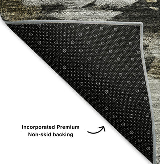 Piper Looms Mayfield Modern AMF638 Taupe Machine Washable Area Rug Backing Image