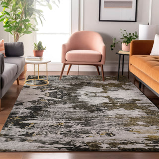 Piper Looms Mayfield Modern AMF638 Taupe Machine Washable Area Rug Lifestyle Image Feature