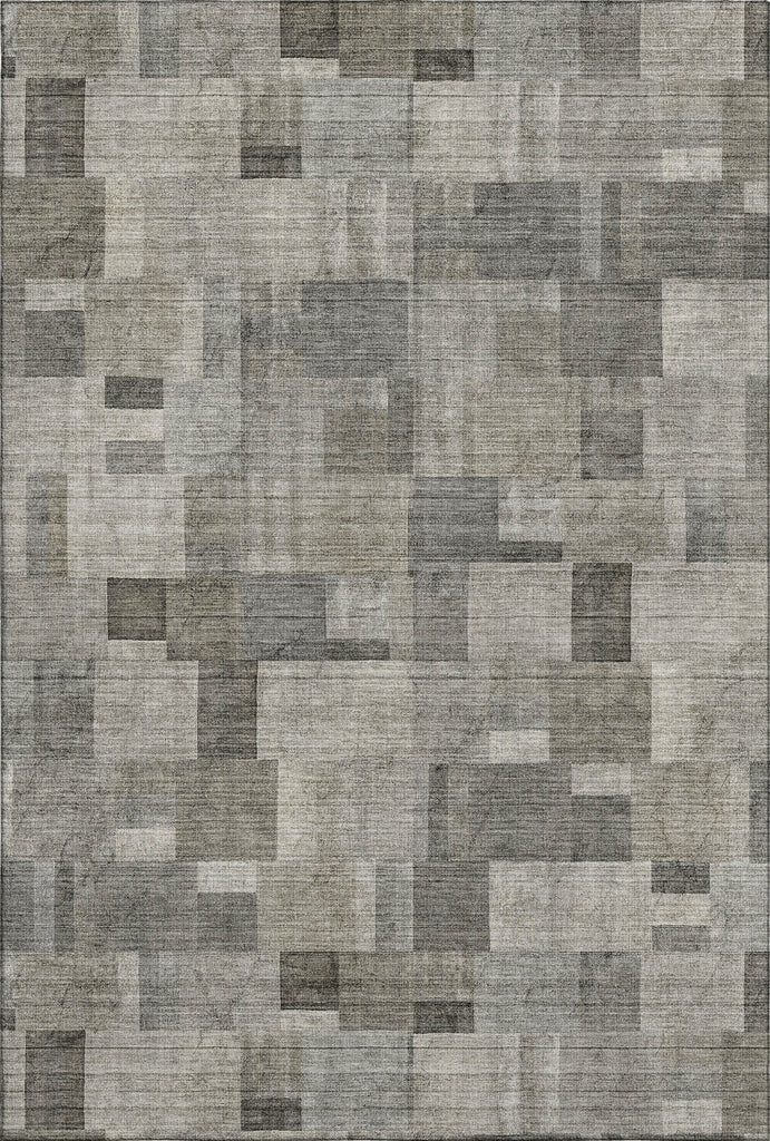 Piper Looms Mayfield Squares AMF639 Taupe Machine Washable Area Rug main image
