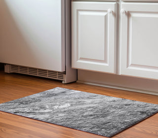 Piper Looms Mayfield Abstract AMF640 Gray Machine Washable Area Rug Scatter Lifestyle Image Feature