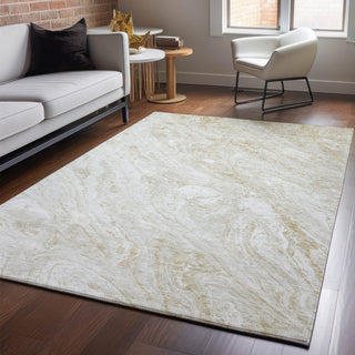 Piper Looms Mayfield Abstract AMF640 Ivory Machine Washable Area Rug Lifestyle Image Feature