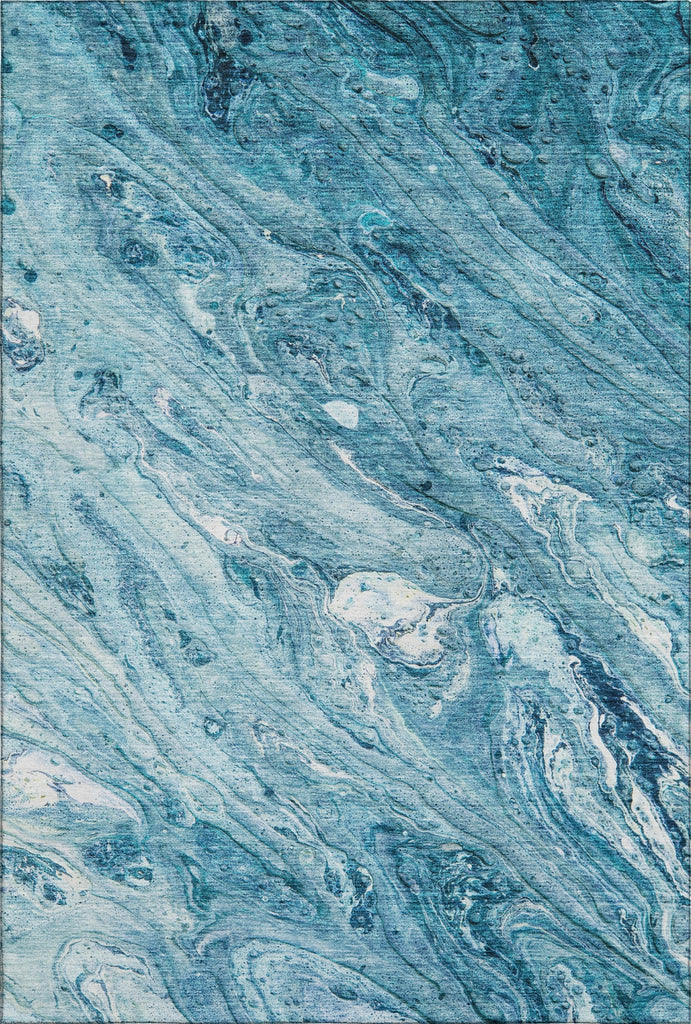 Piper Looms Mayfield Abstract AMF640 Sky Machine Washable Area Rug main image