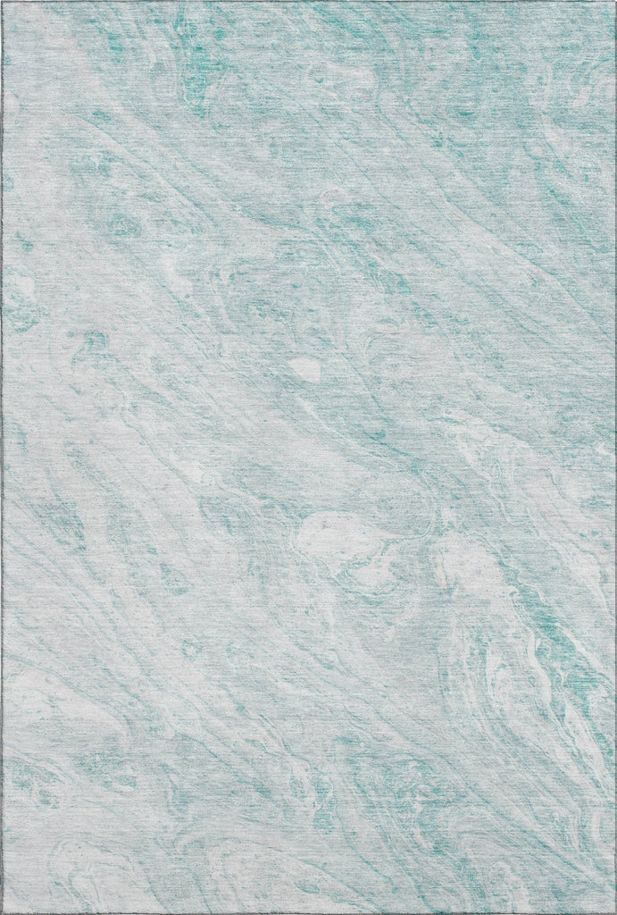 Piper Looms Mayfield Abstract AMF640 Teal Machine Washable Area Rug main image