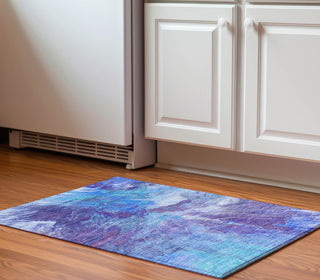 Piper Looms Mayfield Modern AMF641 Blue Machine Washable Area Rug Scatter Lifestyle Image Feature