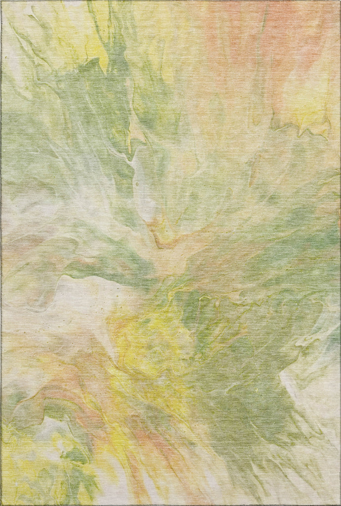 Piper Looms Mayfield Modern AMF641 Green Machine Washable Area Rug main image