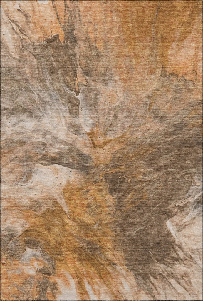 Piper Looms Mayfield Modern AMF641 Paprika Machine Washable Area Rug main image