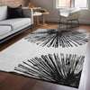 Piper Looms Mayfield Circles AMF642 Black Machine Washable Area Rug Lifestyle Image Feature
