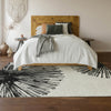 Piper Looms Mayfield Circles AMF642 Black Machine Washable Area Rug Lifestyle Image Feature