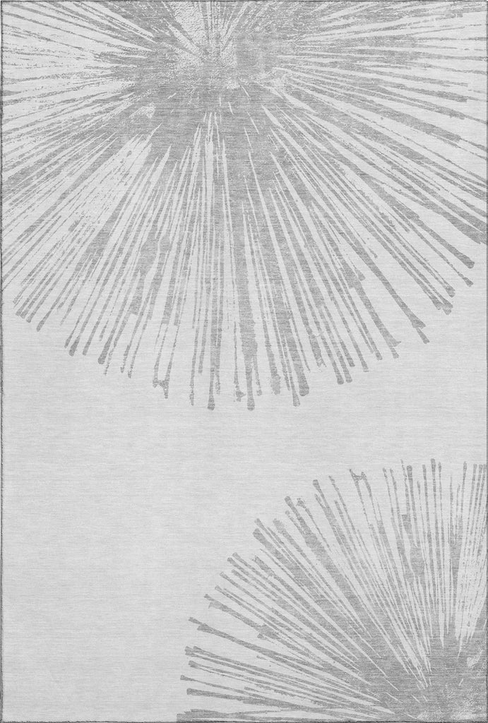 Piper Looms Mayfield Circles AMF642 Gray Machine Washable Area Rug main image