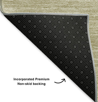 Piper Looms Mayfield Circles AMF643 Beige Machine Washable Area Rug Backing Image