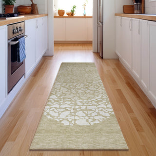Piper Looms Mayfield Circles AMF643 Beige Machine Washable Area Rug Runner Lifestyle Image Feature