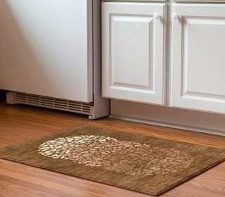 Piper Looms Mayfield Circles AMF643 Paprika Machine Washable Area Rug Scatter Lifestyle Image Feature