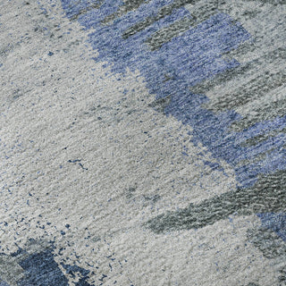 Piper Looms Mayfield Modern AMF645 Blue Machine Washable Area Rug Swatch Image