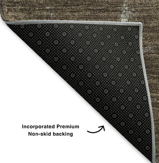 Piper Looms Mayfield Modern AMF645 Brown Machine Washable Area Rug Backing Image