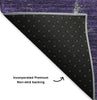 Piper Looms Mayfield Modern AMF645 Purple Machine Washable Area Rug Backing Image
