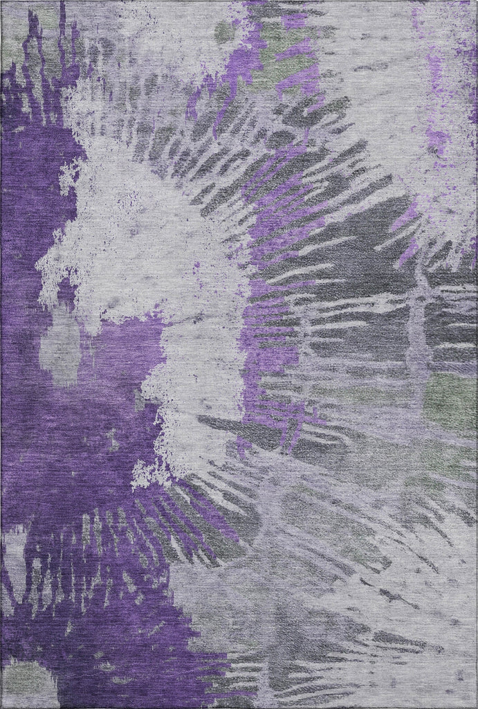 Piper Looms Mayfield Modern AMF645 Purple Machine Washable Area Rug main image