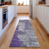 Piper Looms Mayfield Modern AMF645 Purple Machine Washable Area Rug Runner Lifestyle Image Feature
