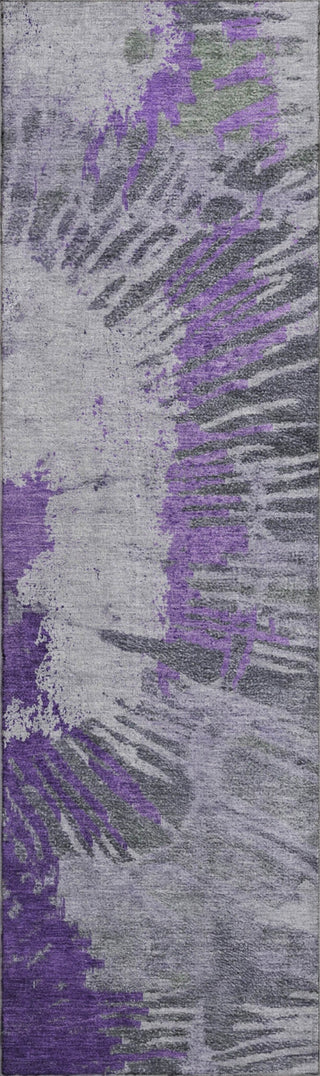 Piper Looms Mayfield Modern AMF645 Purple Machine Washable Area Rug Runner Main Image