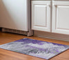 Piper Looms Mayfield Modern AMF645 Purple Machine Washable Area Rug Scatter Lifestyle Image Feature