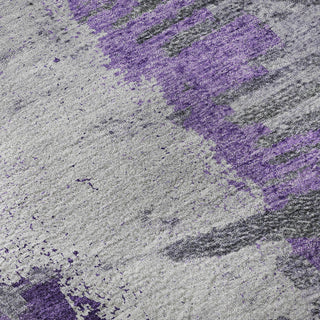 Piper Looms Mayfield Modern AMF645 Purple Machine Washable Area Rug Swatch Image